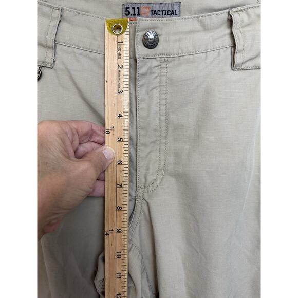 5.11 Tactical Pants Women’s Sz 18 Regular Khaki Ripstop Work Grunge - Picture 10 of 15